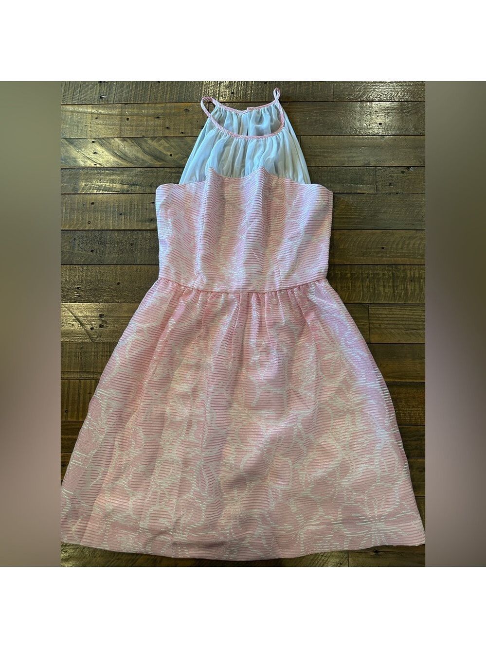 Lilly Pulitzer Kailey Dress Pink & White Size 2 - Picture 4 of 11